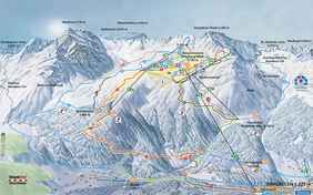 Skigebietsplan Gargellen
